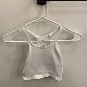Free People White Crop Top